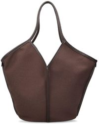 Hereu - Calella Canvas & Leather Shoulder Bag - Lyst