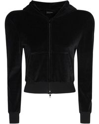 Balenciaga - Sweat-shirt zippé en coton à capuche - Lyst