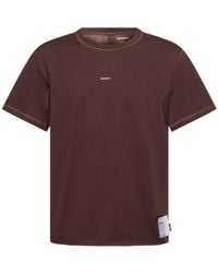 Satisfy - T-shirt en jersey softcell cordura climb - Lyst