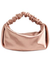 Alexander Wang Mini Satintasche "scrunchie" - Pink