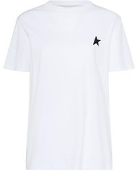 Golden Goose - Deluxe Brand Star White Crew Neck T -Shirt - Lyst