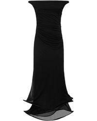 Tory Burch - Hoop Viscose Jersey Midi Dress - Lyst