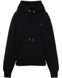 Ami Paris - Bio-baumwoll-hoodie "ami De Coeur" - Lyst