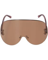 The Attico - Karl Oversize Mask Acetate Sunglasses - Lyst