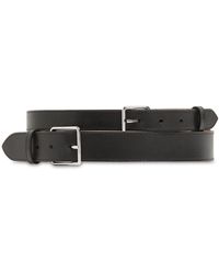 Alexander McQueen - Cintura doppia in pelle morbida 6cm - Lyst