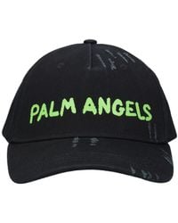 Palm Angels - Cappello baseball in cotone con logo - Lyst
