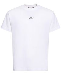A_COLD_WALL* - Logo Print Cotton Jersey T-Shirt - Lyst