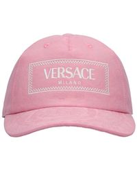 Versace - Casquette en jacquard à logo - Lyst