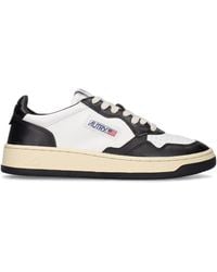 Autry - Medalist Bicolor Low Leather Sneakers - Lyst