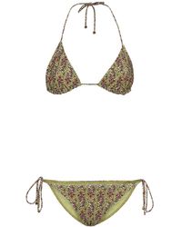 Etro - Printed Lycra Bikini Set - Lyst