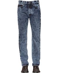 navy cargo jeans balenciaga