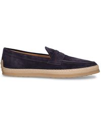 Tod's - Sonia Suede Loafers - Lyst