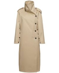 Courreges - Trenchcoat Aus Baumwolle "oblique" - Lyst