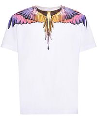 Marcelo Burlon - Icon Wings Cotton Jersey T-shirt - Lyst