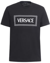 Versace - T-shirt en coton à logo - Lyst