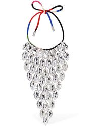 Emilio Pucci - Crysal Cascade Collar Necklace - Lyst