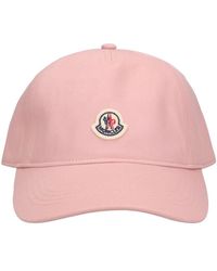 Moncler - Logo Cotton Baseball Cap - Lyst