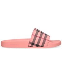 Burberry - 10mm Furley Rubber Pool Slides - Lyst