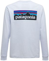 Patagonia T-shirt p-6 responsibili-tee - Blu