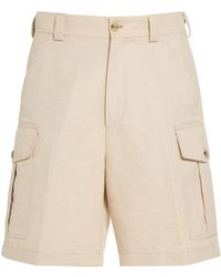 Loro Piana - Bizen Cotton & Linen Bermuda Shorts - Lyst