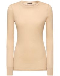 Wardrobe NYC - Fitted Cotton Jersey T-shirt - Lyst