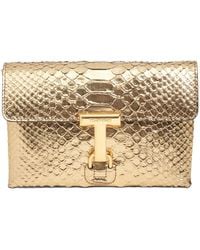 Tom Ford - Mini Monarch Snake Embossed Leather Bag - Lyst