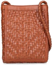 Bembien - Porta Handwoven Leather Shoulder Bag - Lyst
