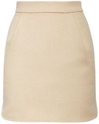 Max Mara - Bobbio Camel Mini Skirt - Lyst