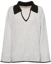 WeWoreWhat - V Collar Knitted Sweater - Lyst