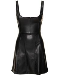 WeWoreWhat - Faux Patent Leather Mini Corset Dress - Lyst