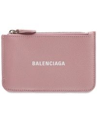 Balenciaga - Logo-print Zip-fastening Wallet - Lyst