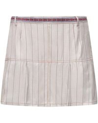 Cormio - Chelsey Pleated Viscose Mini Skirt - Lyst