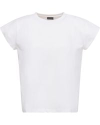 Magda Butrym - Camiseta De Jersey De Algodón Con Logo - Lyst
