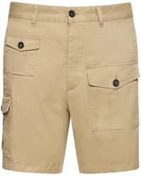 DSquared² - Shorts sexy cargo in cotone stretch - Lyst