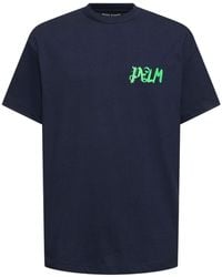 Palm Angels - I Am Lost Print Cotton T-shirt - Lyst