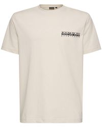 Napapijri - T-shirt Aus Baumwolle "s-tahi" - Lyst