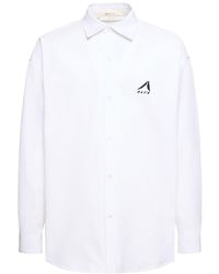 1017 ALYX 9SM - Logo Embroidery Cotton Poplin Shirt - Lyst
