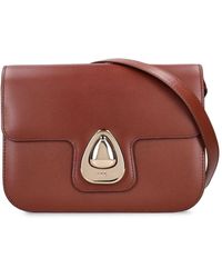 A.P.C. - Small Sac Astra Leather Shoulder Bag - Lyst