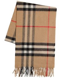 Burberry Wollschal "classic Check Giant Icon" - Natur