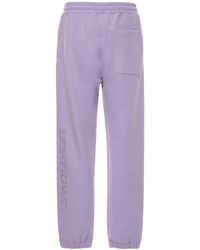 Unknown Signature Rhinestone Seasonal Sweatpants - Purple
