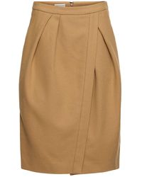 Dries Van Noten - Sispy Wool Blend Midi Skirt - Lyst