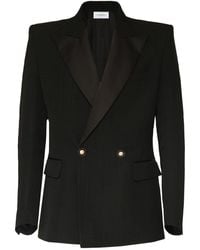 Casablancabrand - Viscose & Silk Tuxedo Jacket - Lyst