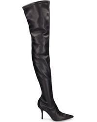 Paris Texas - 95mm Hohe Stiefel Aus Kunstleder "mama" - Lyst