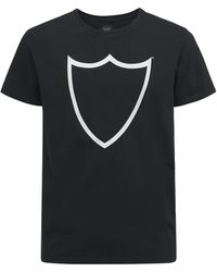 Htc Los Angeles Printed Logo Slim Cotton T-shirt - Black