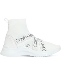 calvin klein umney knit sock sneaker
