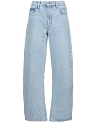 FRAME - Donna Jeans The Bubble Ampi A Vita Alta - Lyst