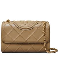 Tory Burch - Small Fleming Convertible Leather Bag - Lyst
