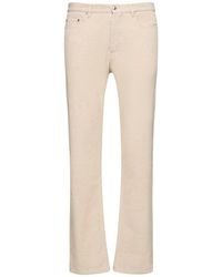 A.P.C. - Pantalones de lino y algodón - Lyst