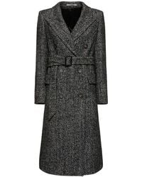 Tagliatore 0205 - Jole Double Breast Wool Blend Coat - Lyst