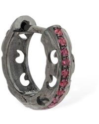 Marco Dal Maso Pendiente Individual De Oro 18Kt Y Zafiros - Multicolor